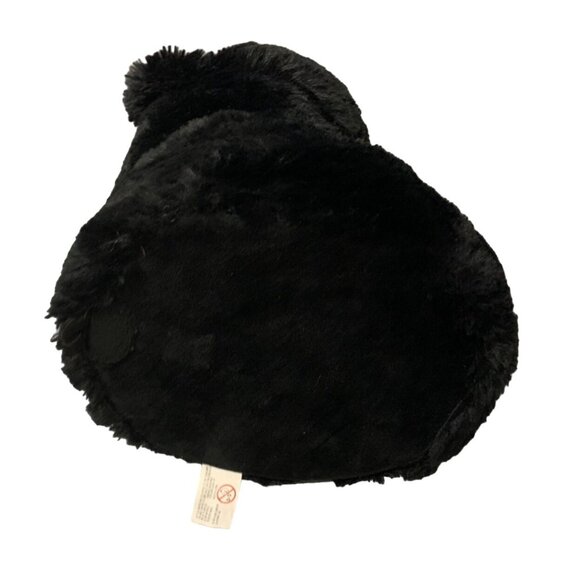 Adore Plush Wall Mount Decor Plaque Black Bear 12 in tall - Picture 5 of 6